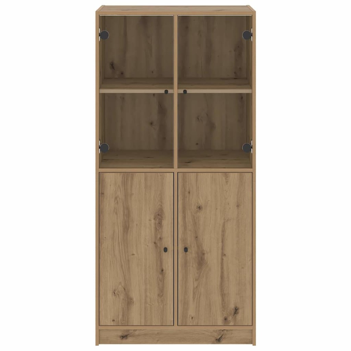 vidaXL Ντουλάπα με Πόρτες Αρτισιανή Δρυς 68x37x142 εκ. Επεξ. Ξύλο