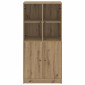 vidaXL Ντουλάπα με Πόρτες Αρτισιανή Δρυς 68x37x142 εκ. Επεξ. Ξύλο