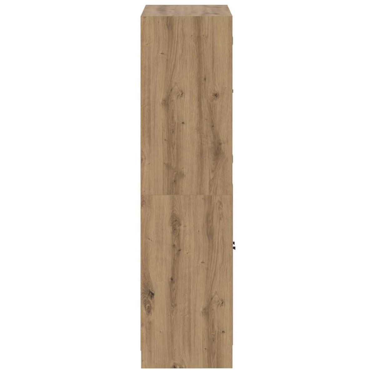 vidaXL Ντουλάπα με Πόρτες Αρτισιανή Δρυς 68x37x142 εκ. Επεξ. Ξύλο