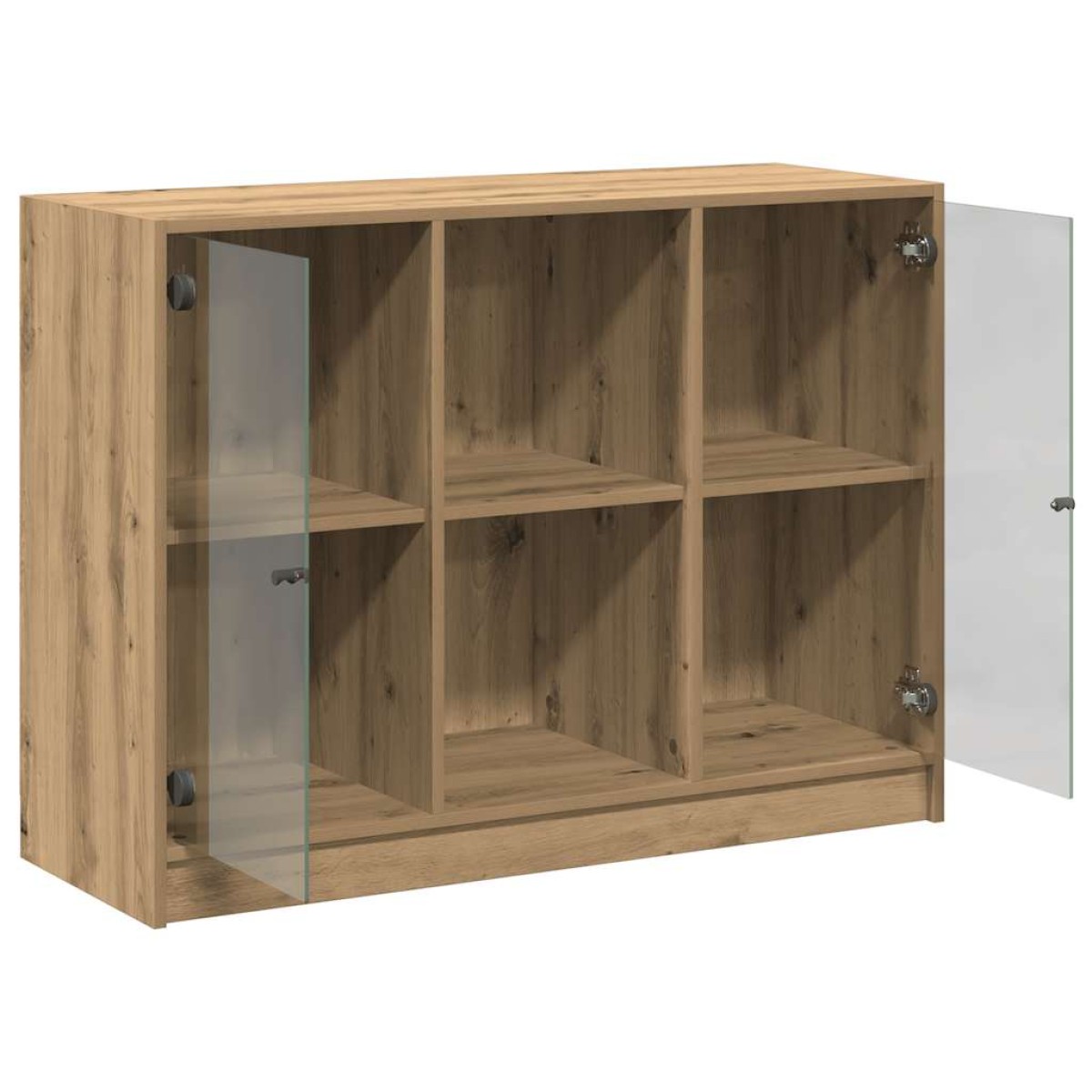 vidaXL Ντουλάπι Artisian Δρυς 102x37x75,5 εκ. από Επεξεργασμένο Ξύλο