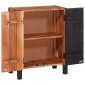 vidaXL Πλαϊνό γραφείο 3 τμχ. Καφέ 55 x 30 x 75 εκ Στερεό Ξύλο Ακακίας