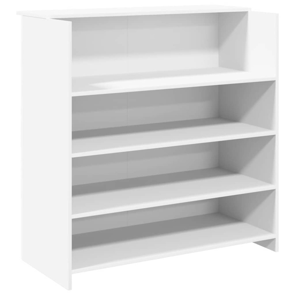 vidaXL Γραφείο Υποδοχής Λευκό 100x50x103,5 εκ. από Τεχνητό Ξύλο