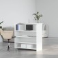 vidaXL Γραφείο Υποδοχής Λευκό 100x50x103,5 εκ. από Τεχνητό Ξύλο