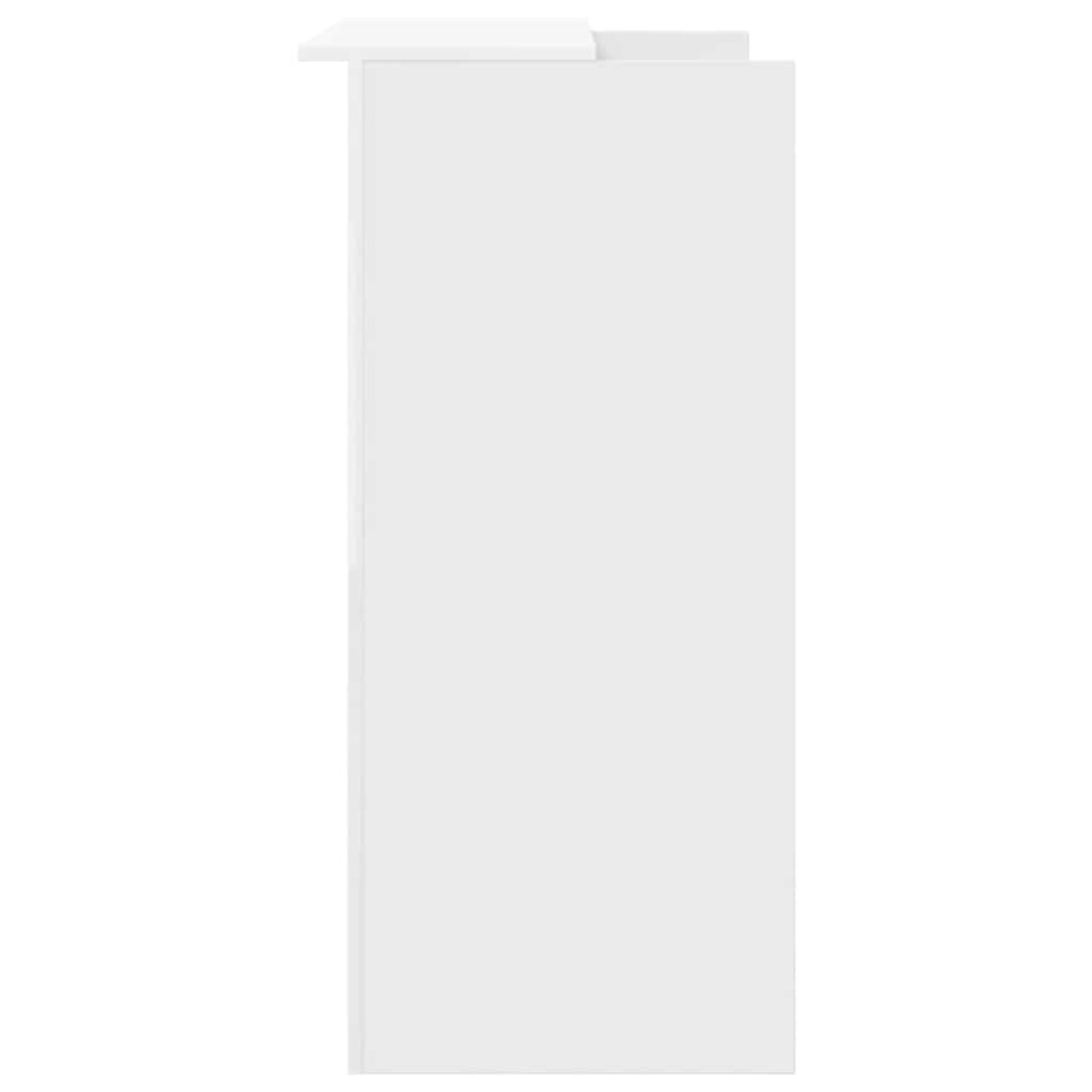 vidaXL Γραφείο Υποδοχής Λευκό 100x50x103,5 εκ. από Τεχνητό Ξύλο