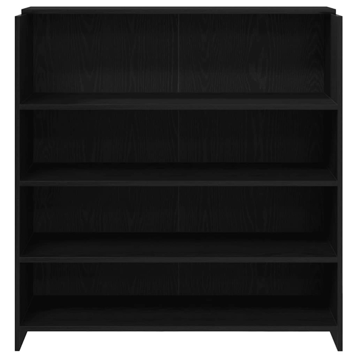 vidaXL Γραφείο Υποδοχής Μαύρη Δρυς 100x50x103,5 εκ. από Τεχνητό Ξύλο