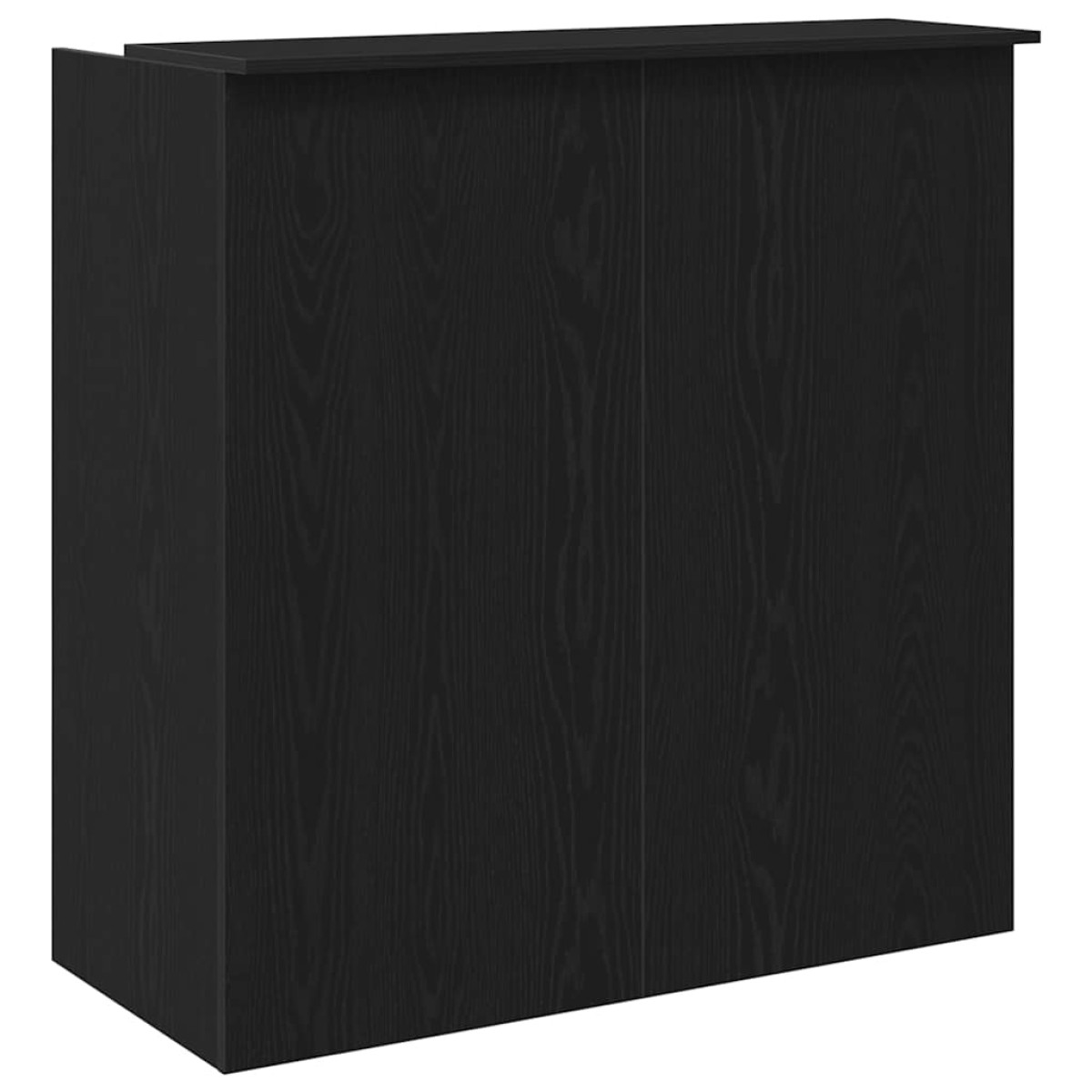 vidaXL Γραφείο Υποδοχής Μαύρη Δρυς 100x50x103,5 εκ. από Τεχνητό Ξύλο