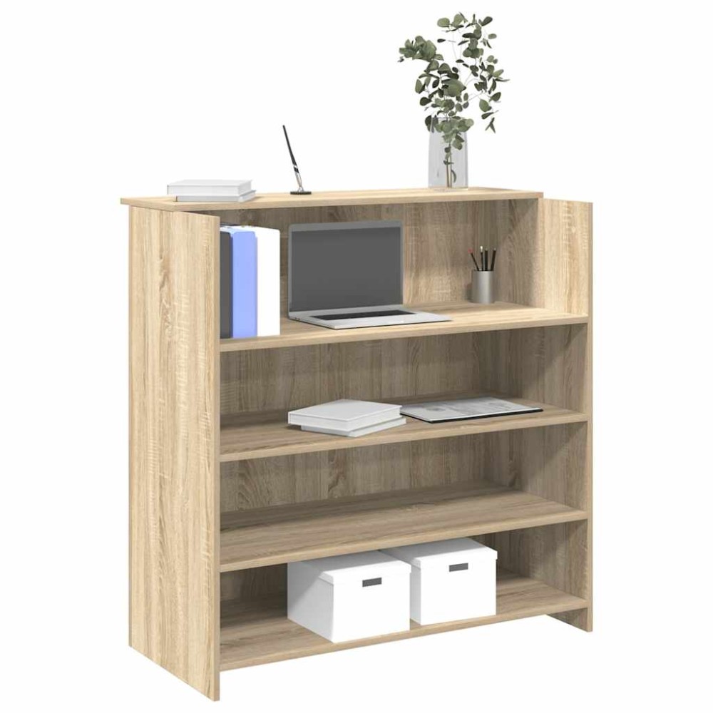 vidaXL Γραφείο Υποδοχής από Ξύλο Sonoma Δρυς 100x50x103,5 εκ. από Τεχνητό Ξύλο