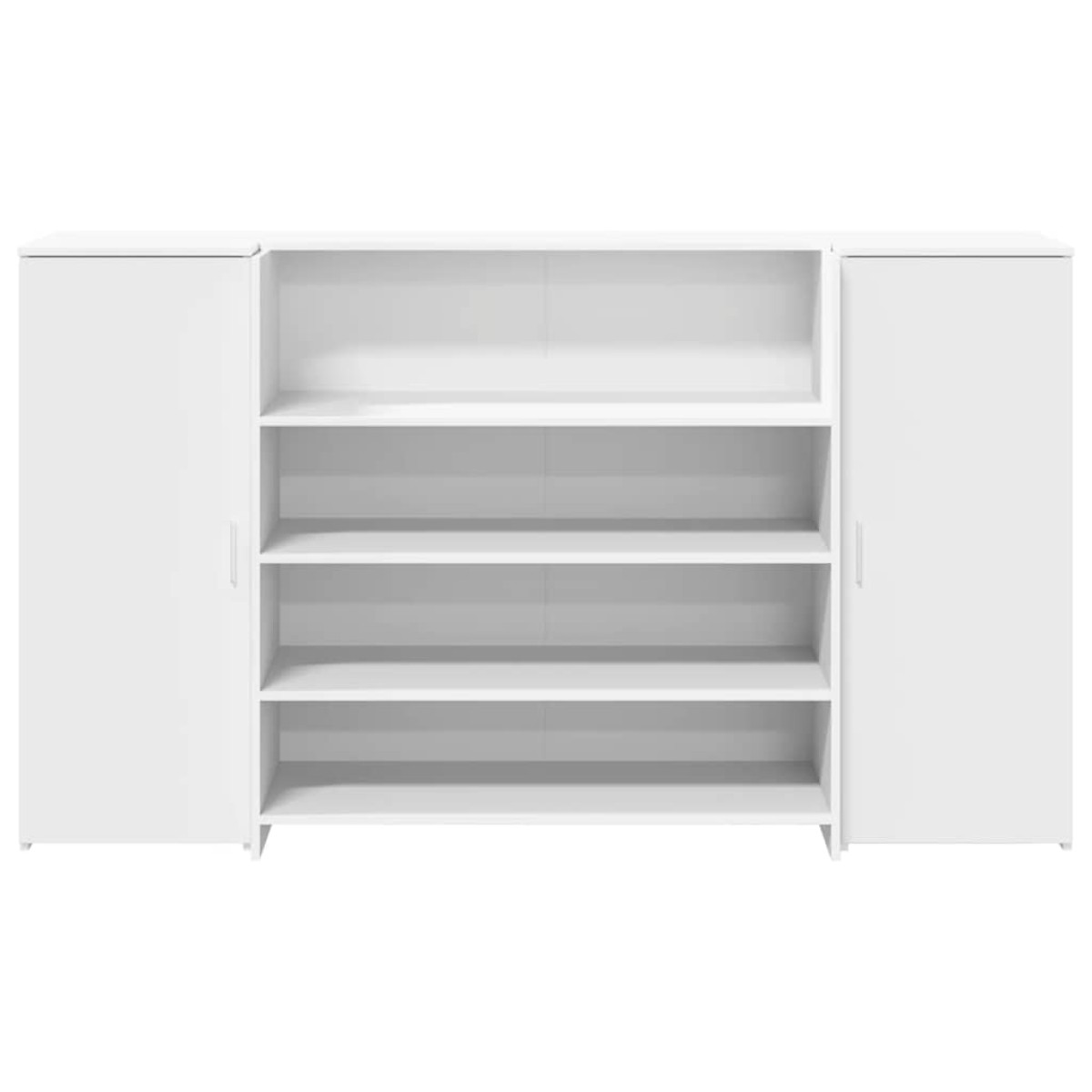 vidaXL Γραφείο Υποδοχής Λευκό 180x50x103,5 εκ. από Τεχνητό Ξύλο