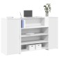 vidaXL Γραφείο Υποδοχής Λευκό 180x50x103,5 εκ. από Τεχνητό Ξύλο