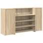 vidaXL Γραφείο υποδοχής Sonoma Δρυς 180x50x103,5εκ. Επεξεργασμένο Ξύλο