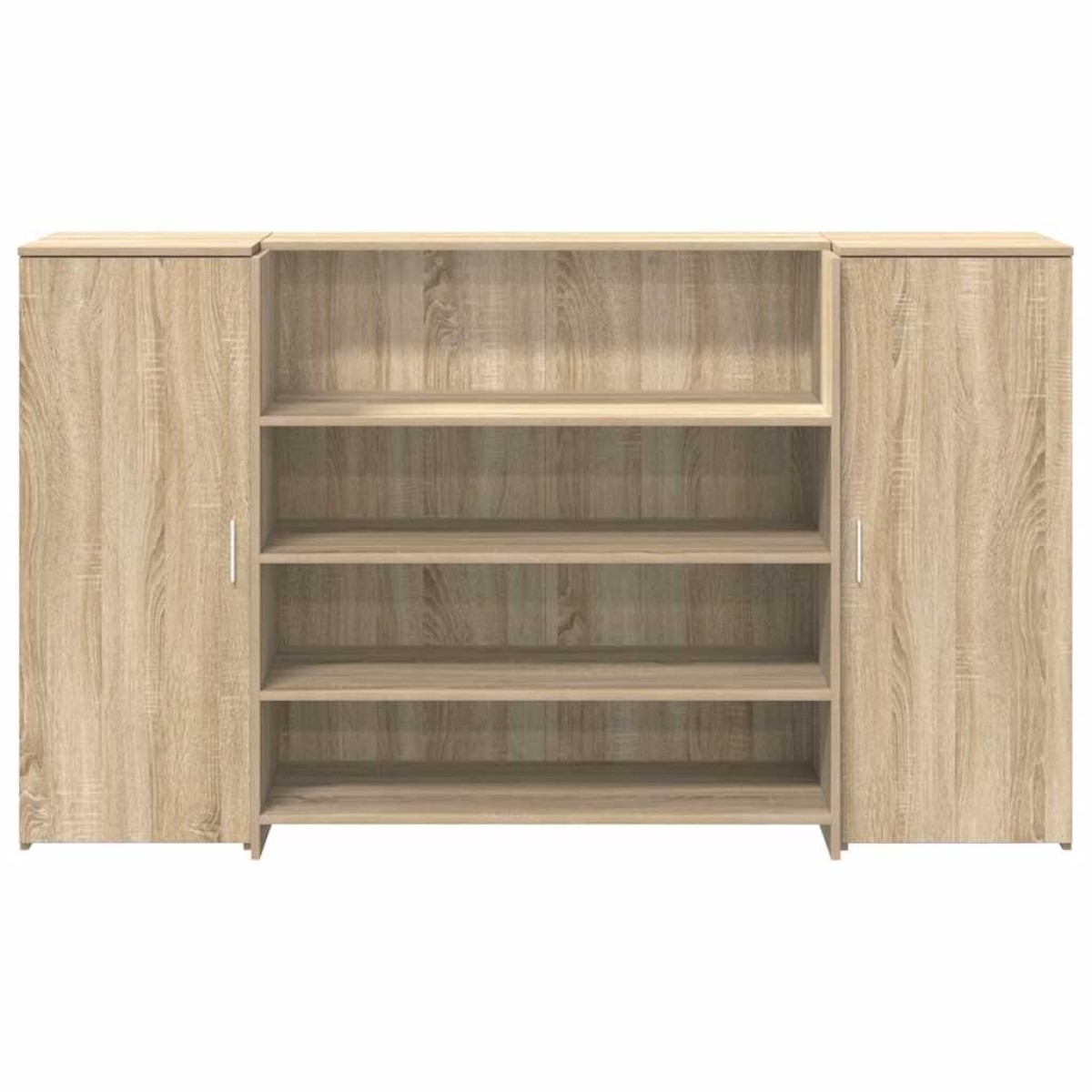 vidaXL Γραφείο υποδοχής Sonoma Δρυς 180x50x103,5εκ. Επεξεργασμένο Ξύλο