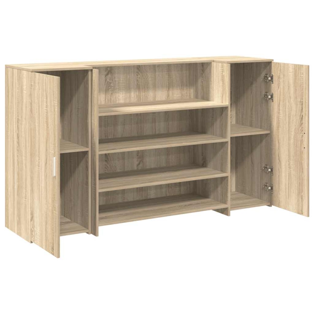 vidaXL Γραφείο υποδοχής Sonoma Δρυς 180x50x103,5εκ. Επεξεργασμένο Ξύλο