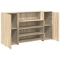 vidaXL Γραφείο υποδοχής Sonoma Δρυς 180x50x103,5εκ. Επεξεργασμένο Ξύλο