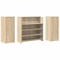 vidaXL Γραφείο υποδοχής Sonoma Δρυς 180x50x103,5εκ. Επεξεργασμένο Ξύλο