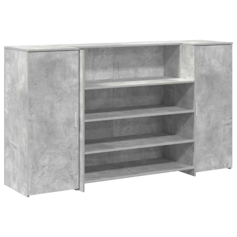 vidaXL Γραφείο υποδοχής 180x50x103,5εκ. Επεξεργασμένο Ξύλο