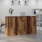 vidaXL Γραφείο υποδοχής Παλιό Ξύλο 180x50x103,5 εκ. Επεξεργασμένο Ξύλο