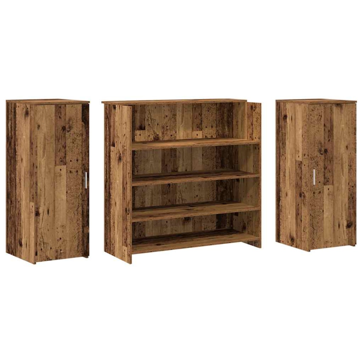 vidaXL Γραφείο υποδοχής Παλιό Ξύλο 180x50x103,5 εκ. Επεξεργασμένο Ξύλο