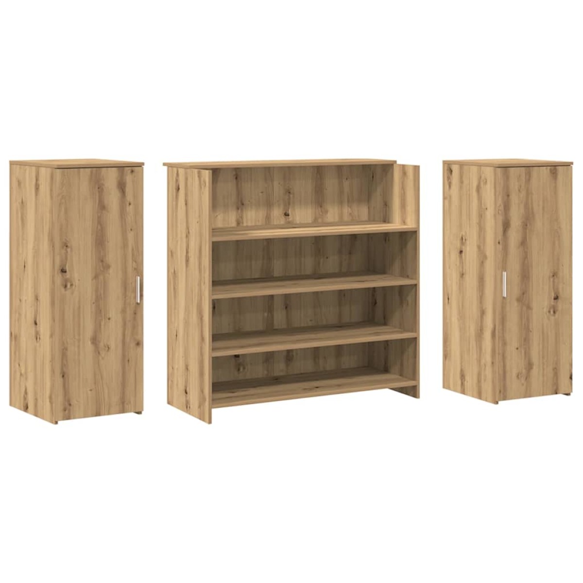 vidaXL Γραφείο υποδοχής 180x50x103,5 εκ. Επεξεργασμένο Ξύλο