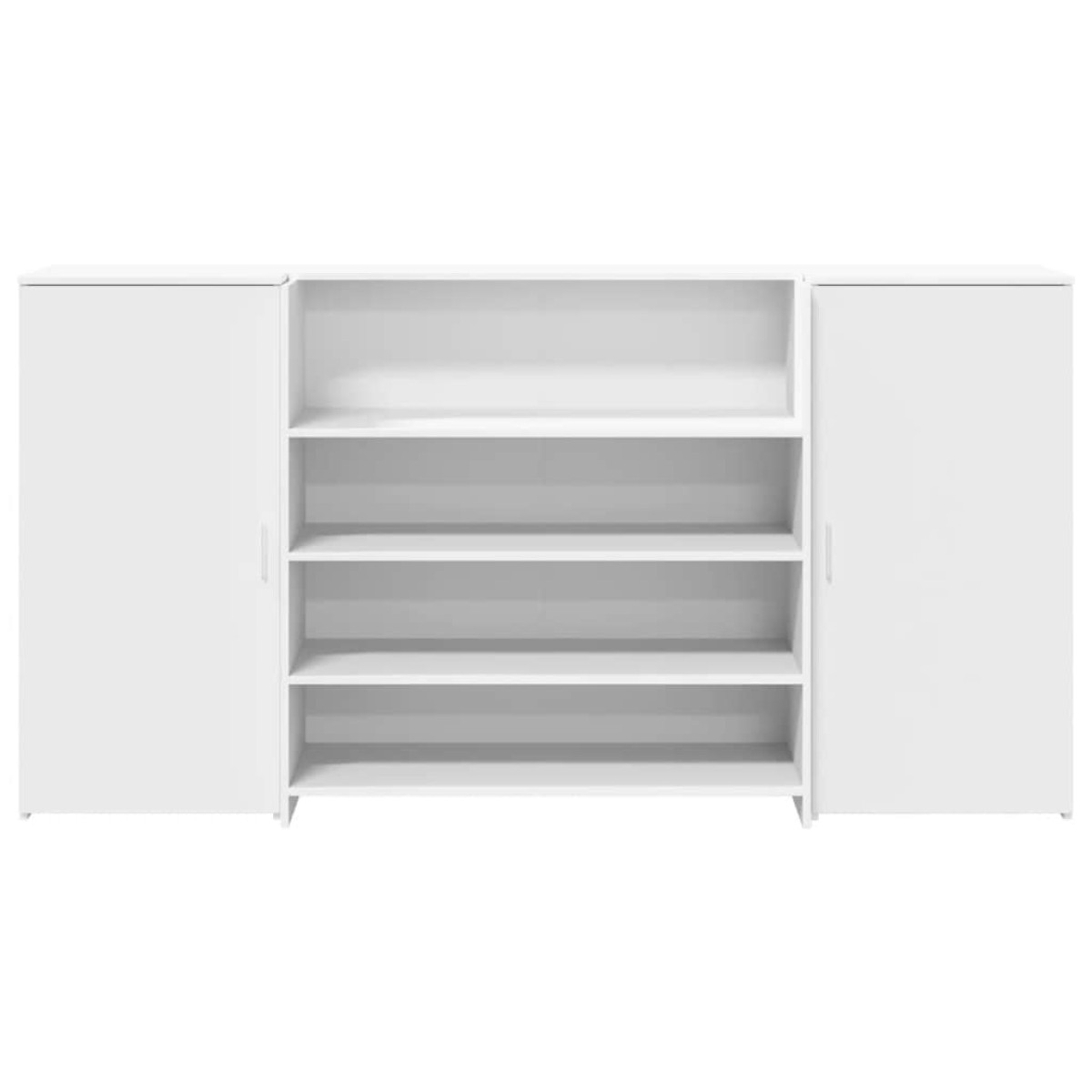 vidaXL Γραφείο Υποδοχής Λευκό 200x50x103,5 εκ. από Τεχνητό Ξύλο