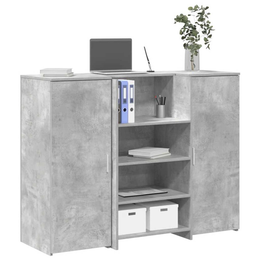vidaXL Γραφείο υποδοχής 135x50x103,5 εκ. Επεξεργασμένο Ξύλο