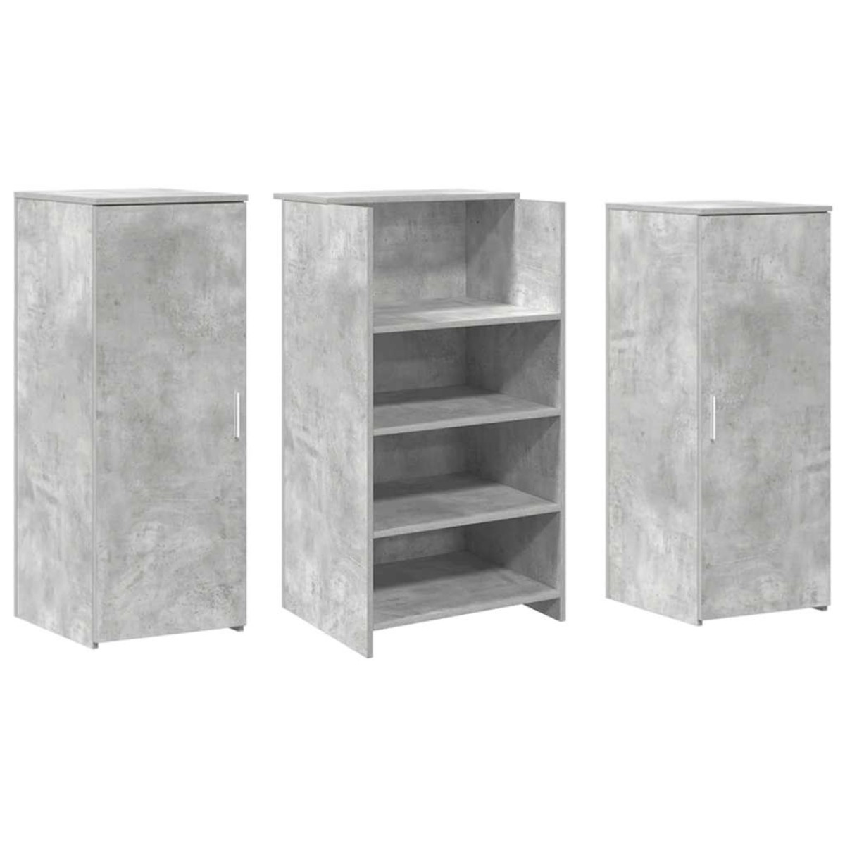 vidaXL Γραφείο υποδοχής 135x50x103,5 εκ. Επεξεργασμένο Ξύλο