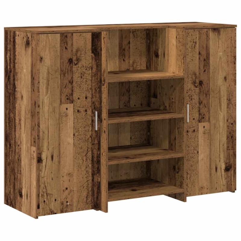 vidaXL Γραφείο υποδοχής Παλιό Ξύλο 135x50x103,5 εκ. Επεξεργασμένο Ξύλο