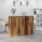 vidaXL Γραφείο υποδοχής Παλιό Ξύλο 135x50x103,5 εκ. Επεξεργασμένο Ξύλο