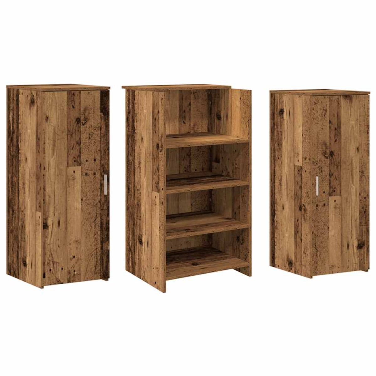 vidaXL Γραφείο υποδοχής Παλιό Ξύλο 135x50x103,5 εκ. Επεξεργασμένο Ξύλο