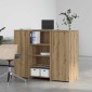 vidaXL Γραφείο υποδοχής 135x50x103,5 εκ. Επεξεργασμένο Ξύλο
