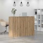 vidaXL Γραφείο υποδοχής 135x50x103,5 εκ. Επεξεργασμένο Ξύλο