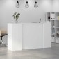 vidaXL Γραφείο Υποδοχής Λευκό 180x50x103,5 εκ. από Τεχνητό Ξύλο