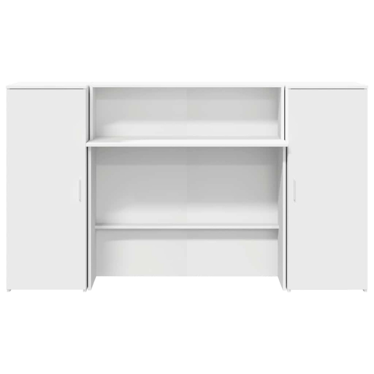 vidaXL Γραφείο Υποδοχής Λευκό 180x50x103,5 εκ. από Τεχνητό Ξύλο