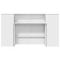 vidaXL Γραφείο Υποδοχής Λευκό 180x50x103,5 εκ. από Τεχνητό Ξύλο