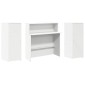 vidaXL Γραφείο Υποδοχής Λευκό 180x50x103,5 εκ. από Τεχνητό Ξύλο