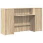 vidaXL Γραφείο υποδοχής Sonoma Δρυς 180x50x103,5εκ. Επεξεργασμένο Ξύλο