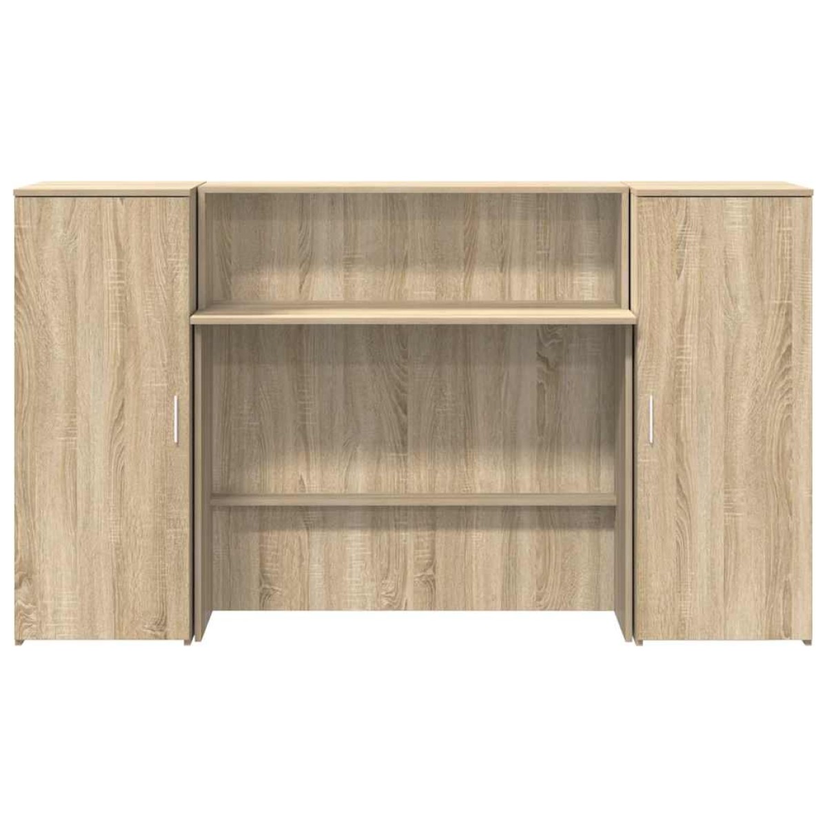 vidaXL Γραφείο υποδοχής Sonoma Δρυς 180x50x103,5εκ. Επεξεργασμένο Ξύλο