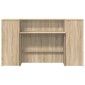 vidaXL Γραφείο υποδοχής Sonoma Δρυς 180x50x103,5εκ. Επεξεργασμένο Ξύλο