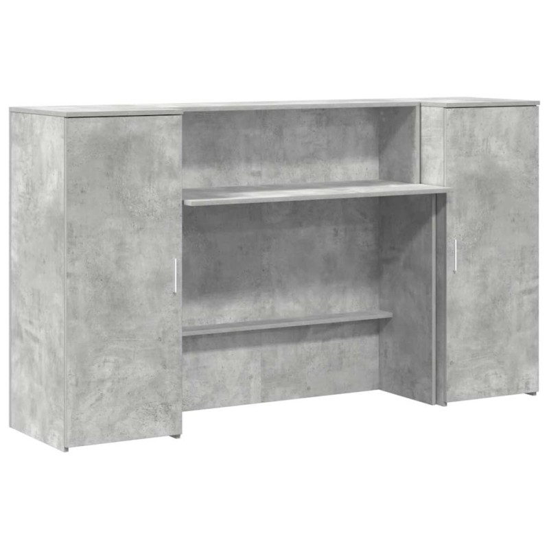 vidaXL Γραφείο υποδοχής 180x50x103,5 εκ. Επεξεργασμένο Ξύλο