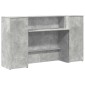 vidaXL Γραφείο υποδοχής 180x50x103,5 εκ. Επεξεργασμένο Ξύλο