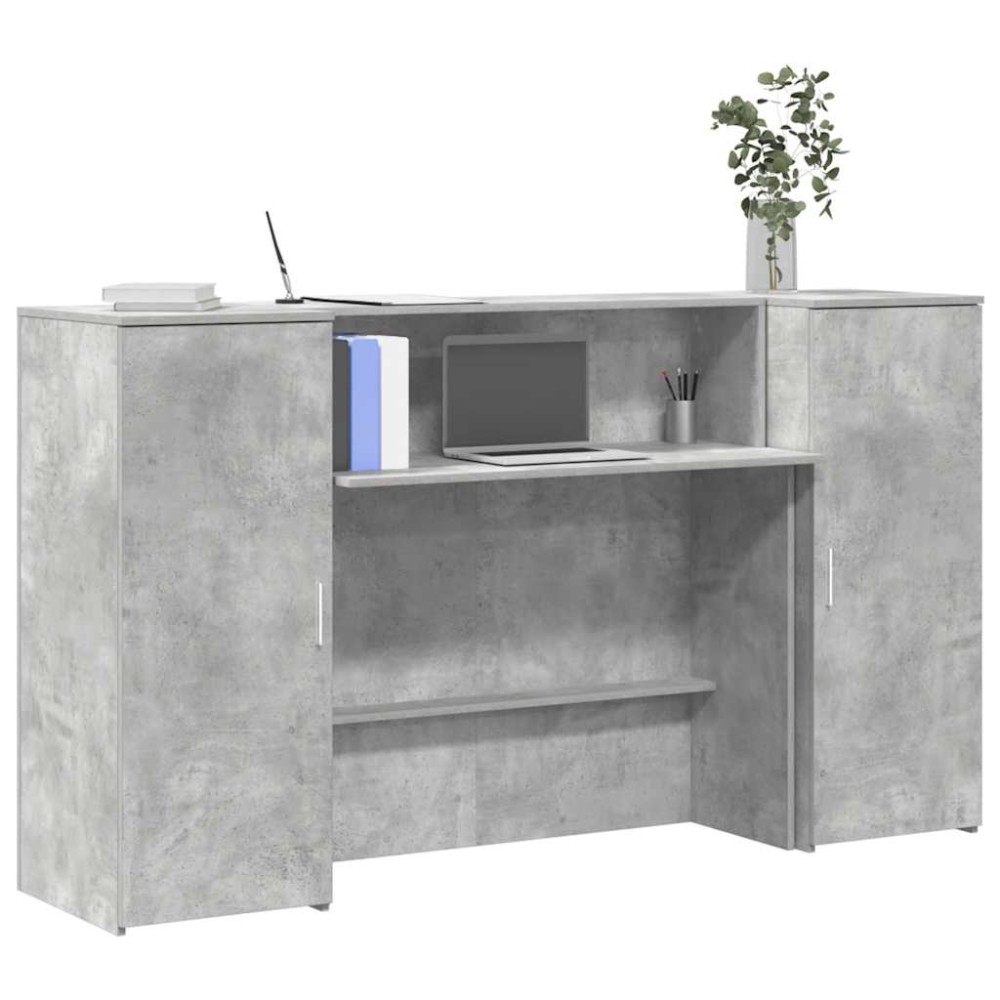 vidaXL Γραφείο υποδοχής 180x50x103,5 εκ. Επεξεργασμένο Ξύλο