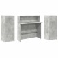 vidaXL Γραφείο υποδοχής 180x50x103,5 εκ. Επεξεργασμένο Ξύλο