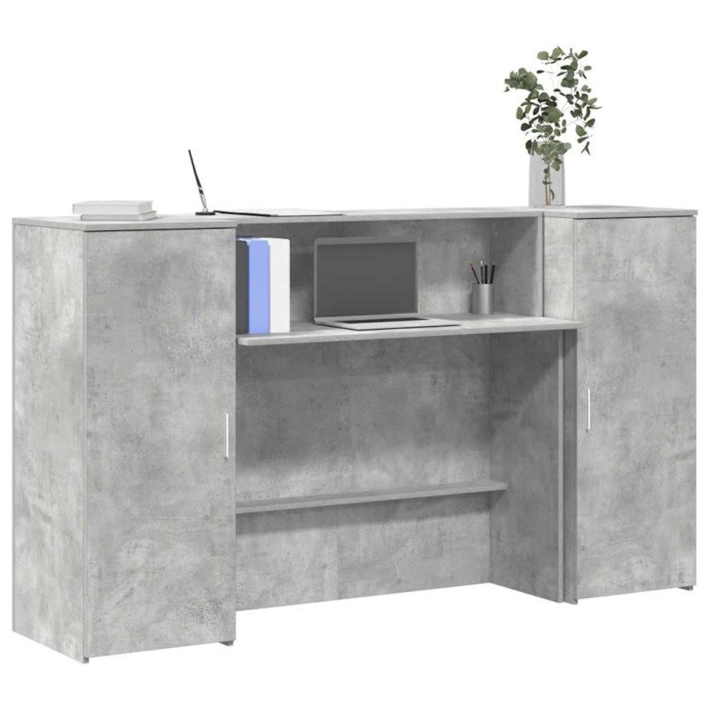 vidaXL Γραφείο υποδοχής 180x50x103,5 εκ. Επεξεργασμένο Ξύλο