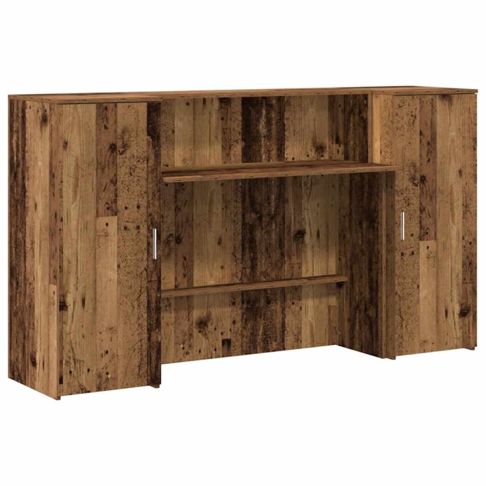vidaXL Γραφείο υποδοχής Παλιό Ξύλο 180x50x103,5 εκ. Επεξεργασμένο Ξύλο