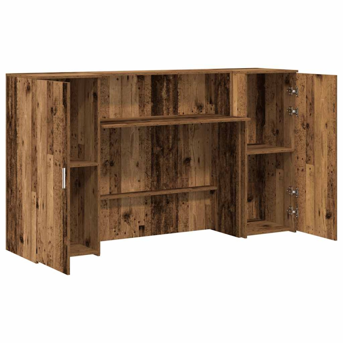 vidaXL Γραφείο υποδοχής Παλιό Ξύλο 180x50x103,5 εκ. Επεξεργασμένο Ξύλο
