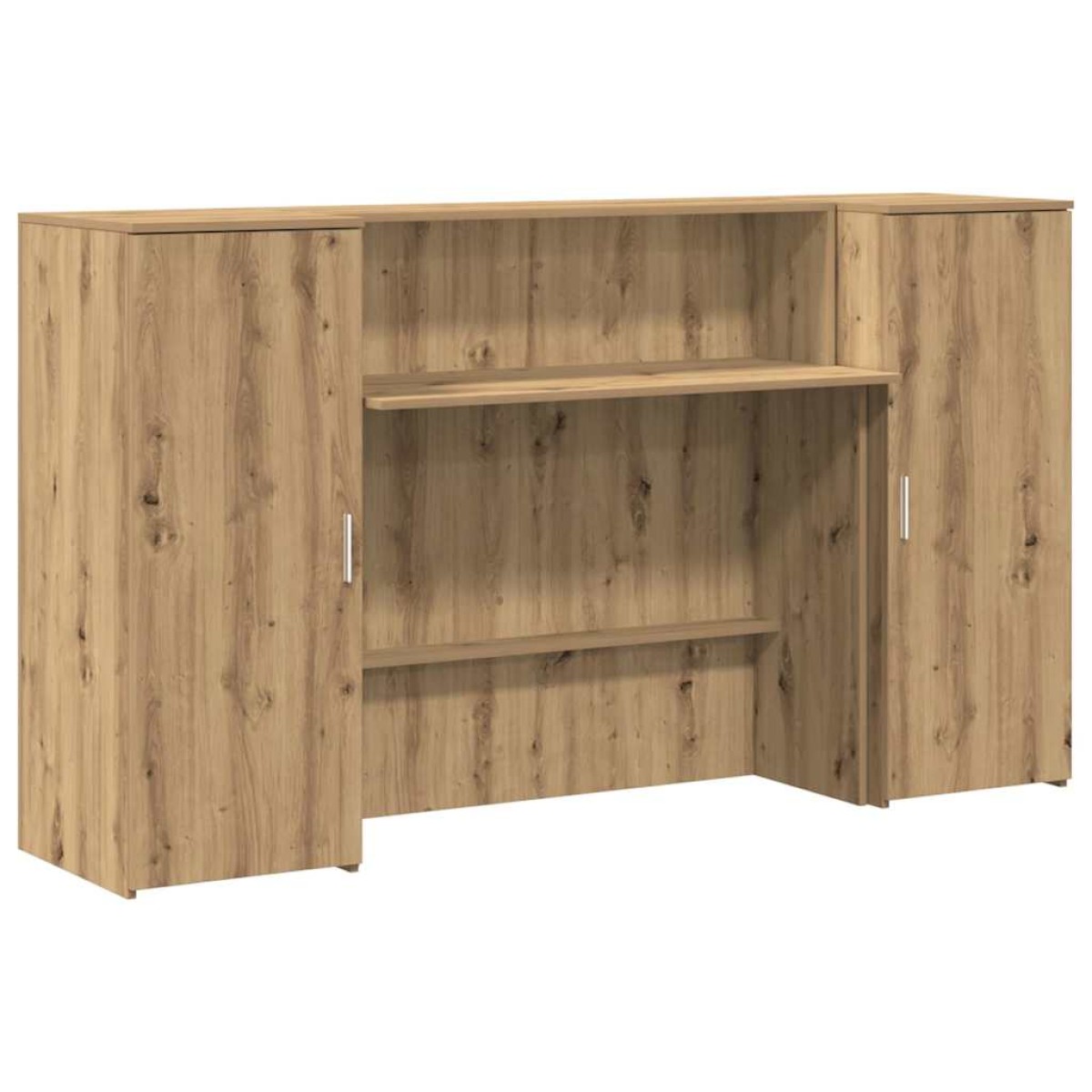 vidaXL Γραφείο υποδοχής 180x50x103,5 εκ. Επεξεργασμένο Ξύλο