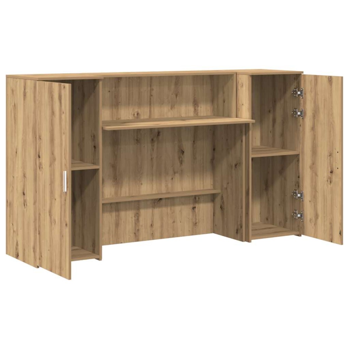 vidaXL Γραφείο υποδοχής 180x50x103,5 εκ. Επεξεργασμένο Ξύλο