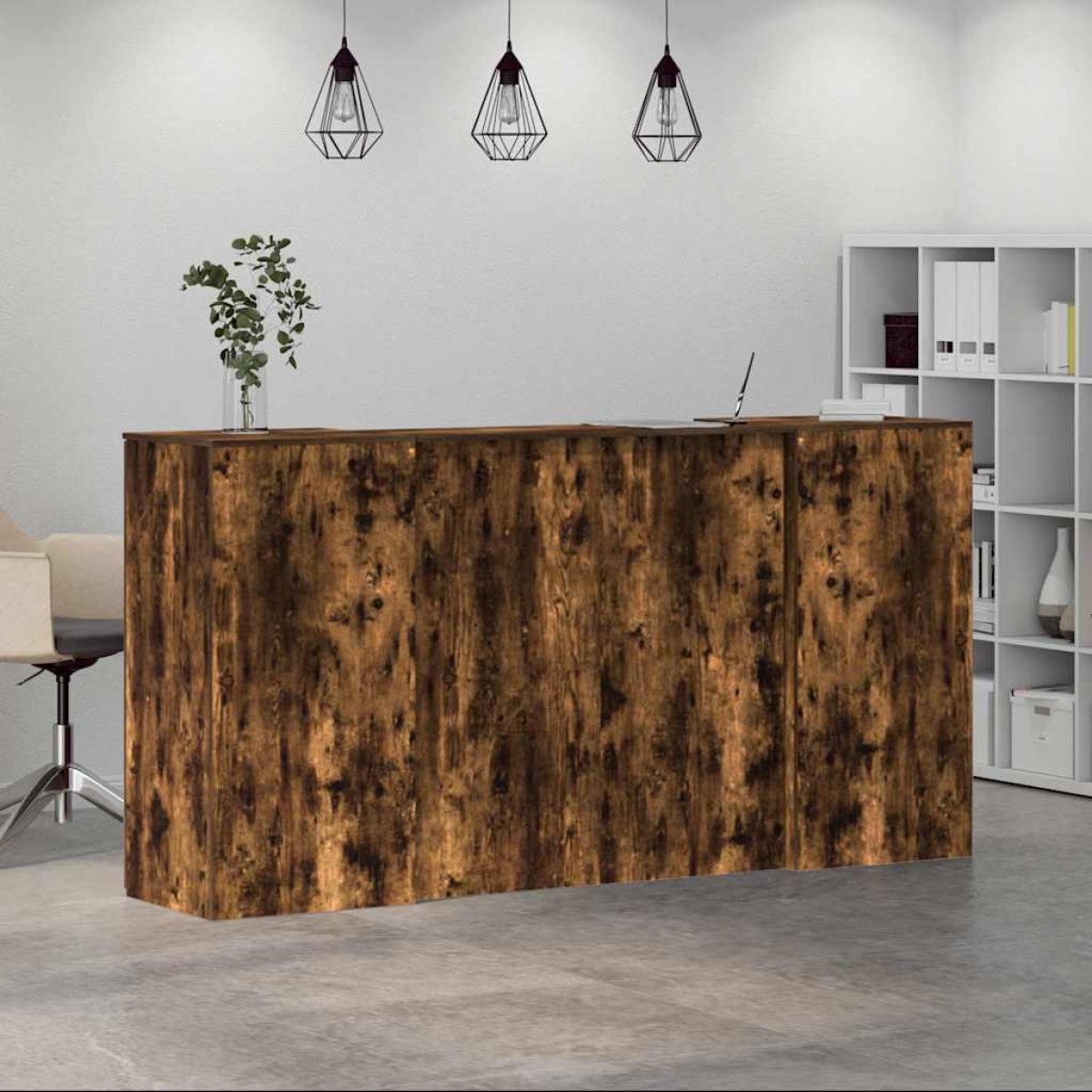 vidaXL Γραφείο υποδοχής 200x50x103,5 εκ. Επεξεργασμένο Ξύλο