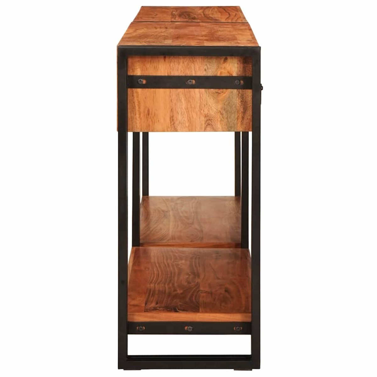 vidaXL Τραπέζια Κονσόλες 2 τμχ. Καφέ 161 x 33 x 75 εκ