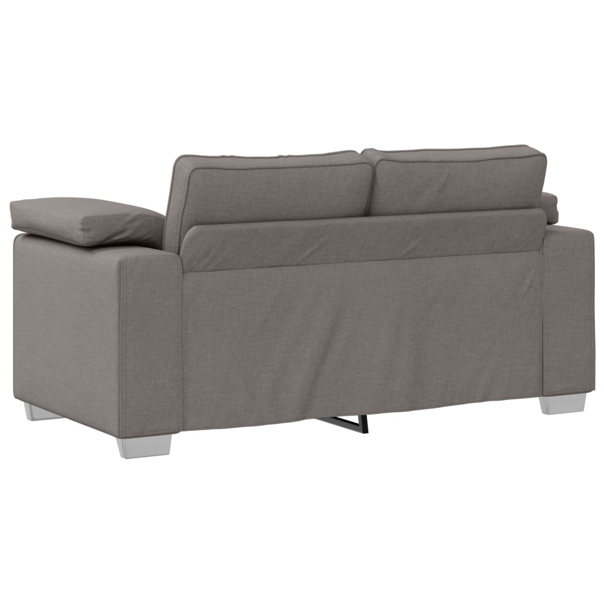 vidaXL Καναπές 2 τμχ. Taupe ύφασμα