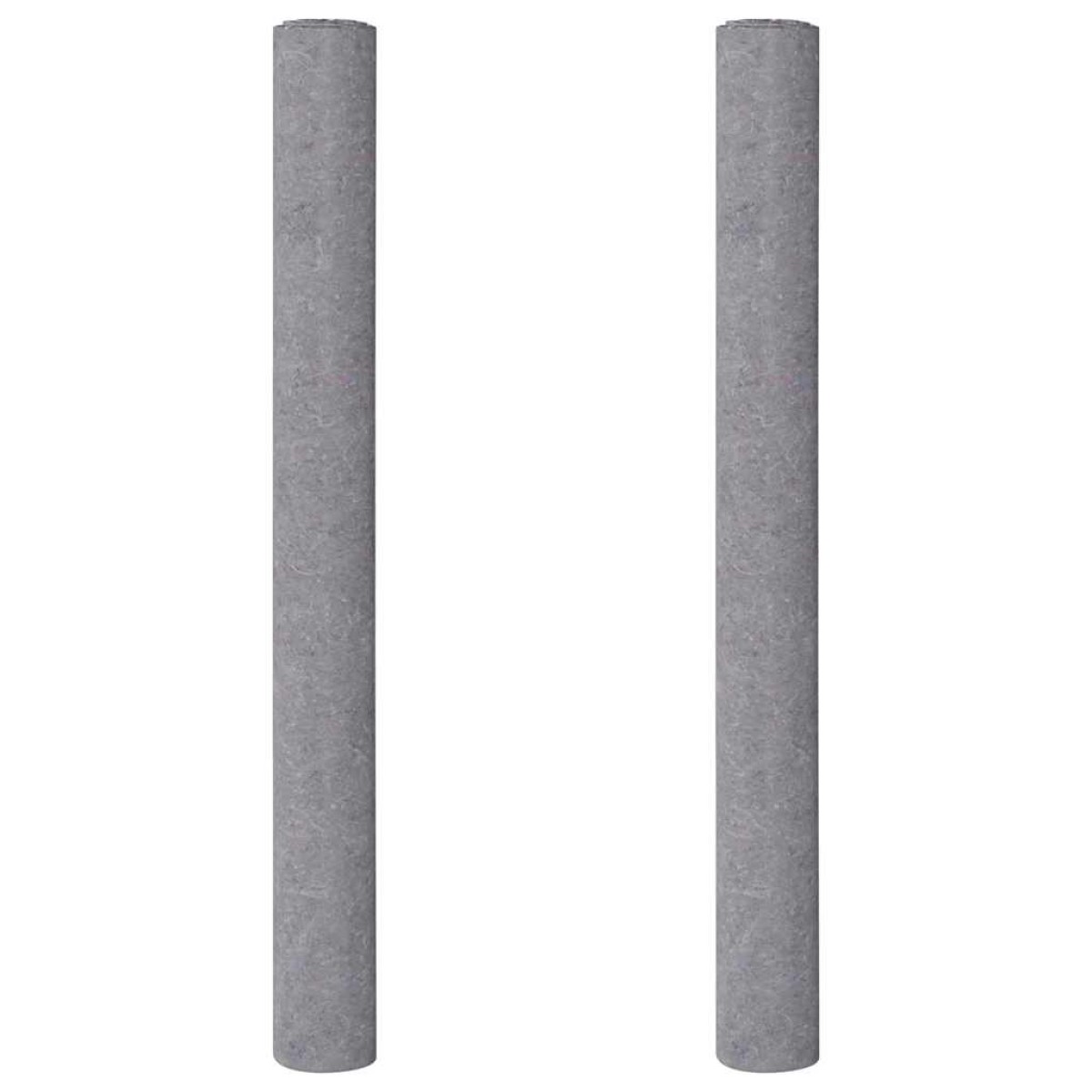 vidaXL Αντιολισθητικά Φλις Βαφής 2 τεμ. 5 μ. 180 γρ./μ² Γκρι